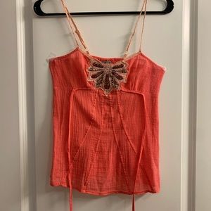 Free People embroidered top